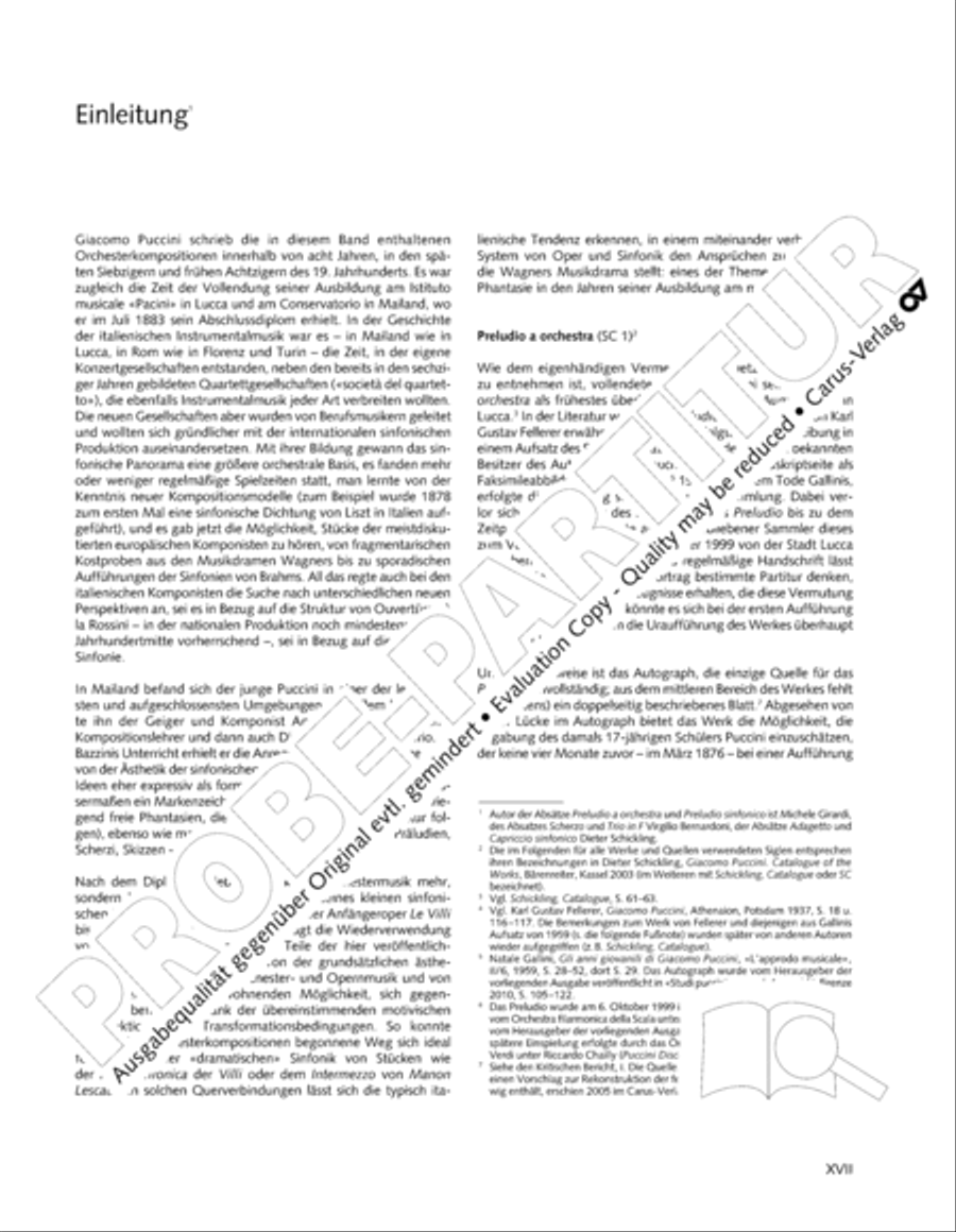 Edizione Nazionale delle Opere di Giacomo Puccini. II. Instrumental music; 1. Works for orchestra (vol. II/1) Score scores gallery preview page 18