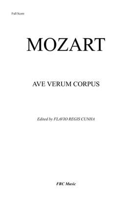 AVE VERUM CORPUS (for SATB and Organ accompaniment)