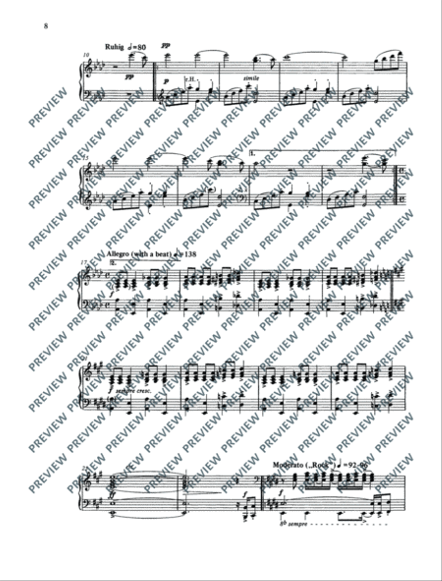 Frieden auf dieser Welt Choir scores gallery preview page 9