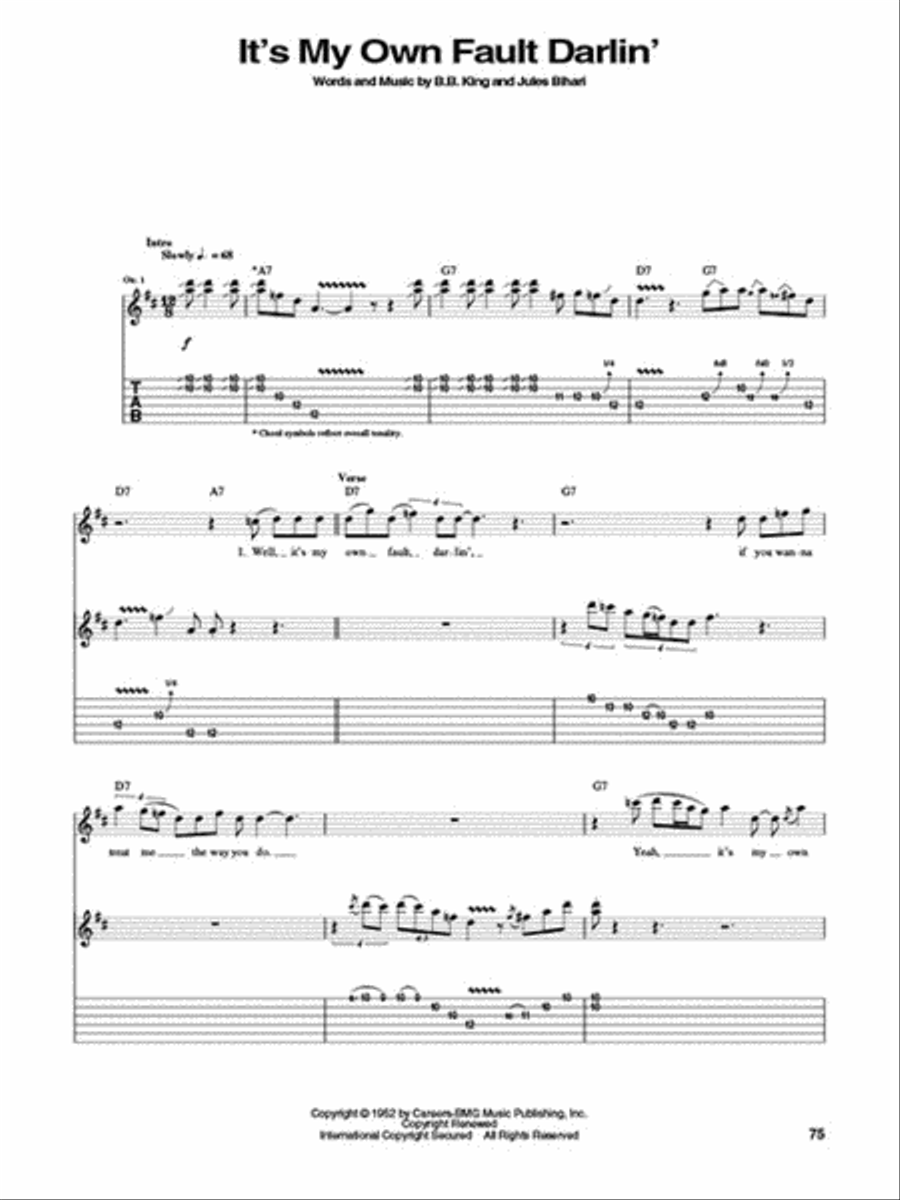 B.B. King – Anthology Electric Guitar scores gallery preview page 2