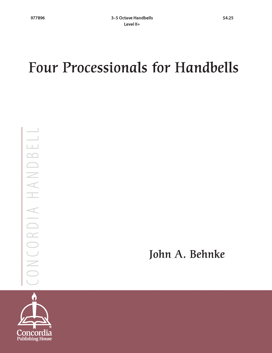 Four Processionals for Handbells image number null