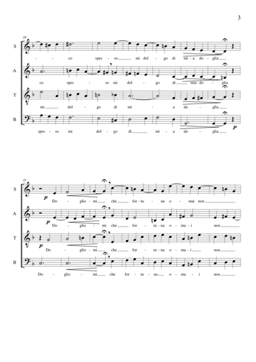 Bramo morir - Sacred Madrigal for Choir SATB a cappella image number null