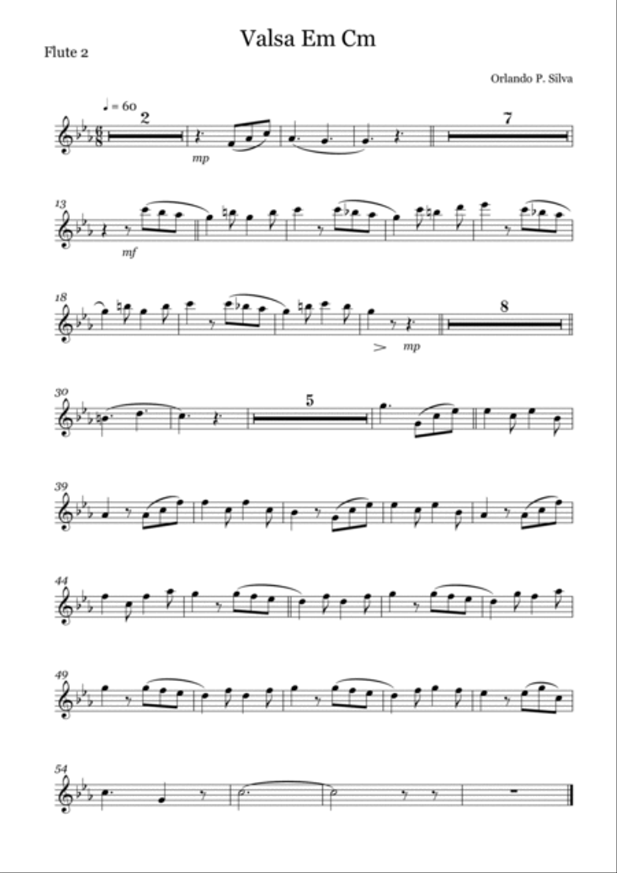 Valse in C minor Chamber Music scores gallery preview page 2