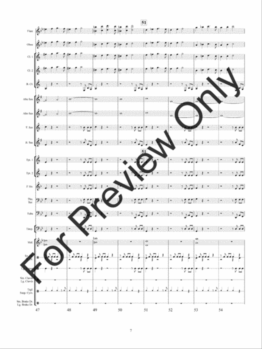 Haunted Mine Concert Band scores gallery preview page 10