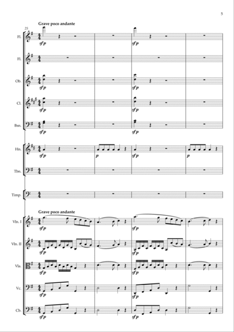 Ballet Suite 'The Magic Drum' - Scene 10 Full Orchestra scores gallery preview page 5