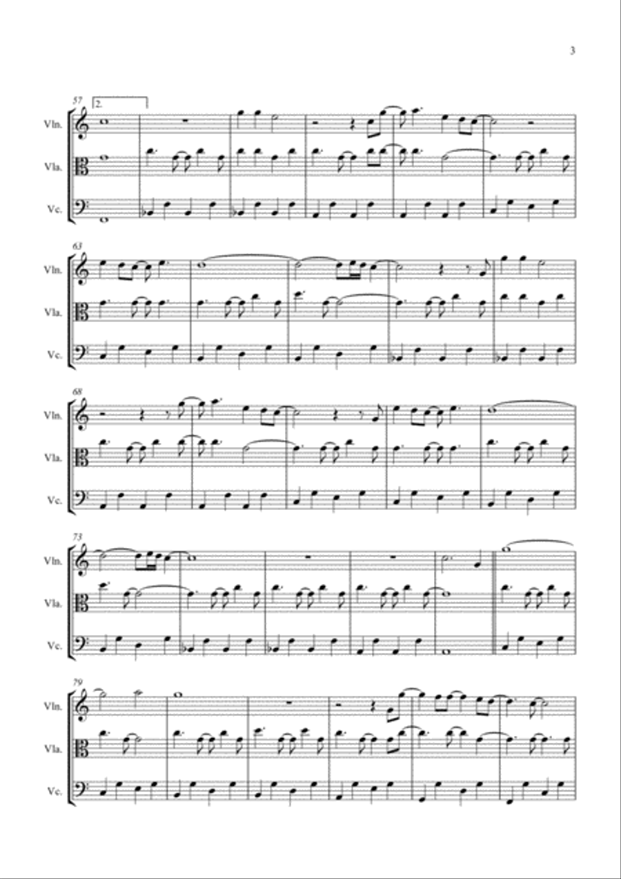 Marry Me String Trio scores gallery preview page 3