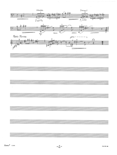 [Blank] Four Studies for Contrabass
