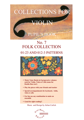 Book cover for Folk Collection - Violin Pupil Book: Volume 7 Collections for Violin