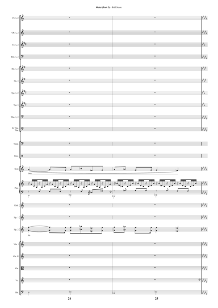 Octet (light In The Piazza) Full Orchestra scores gallery preview page 6
