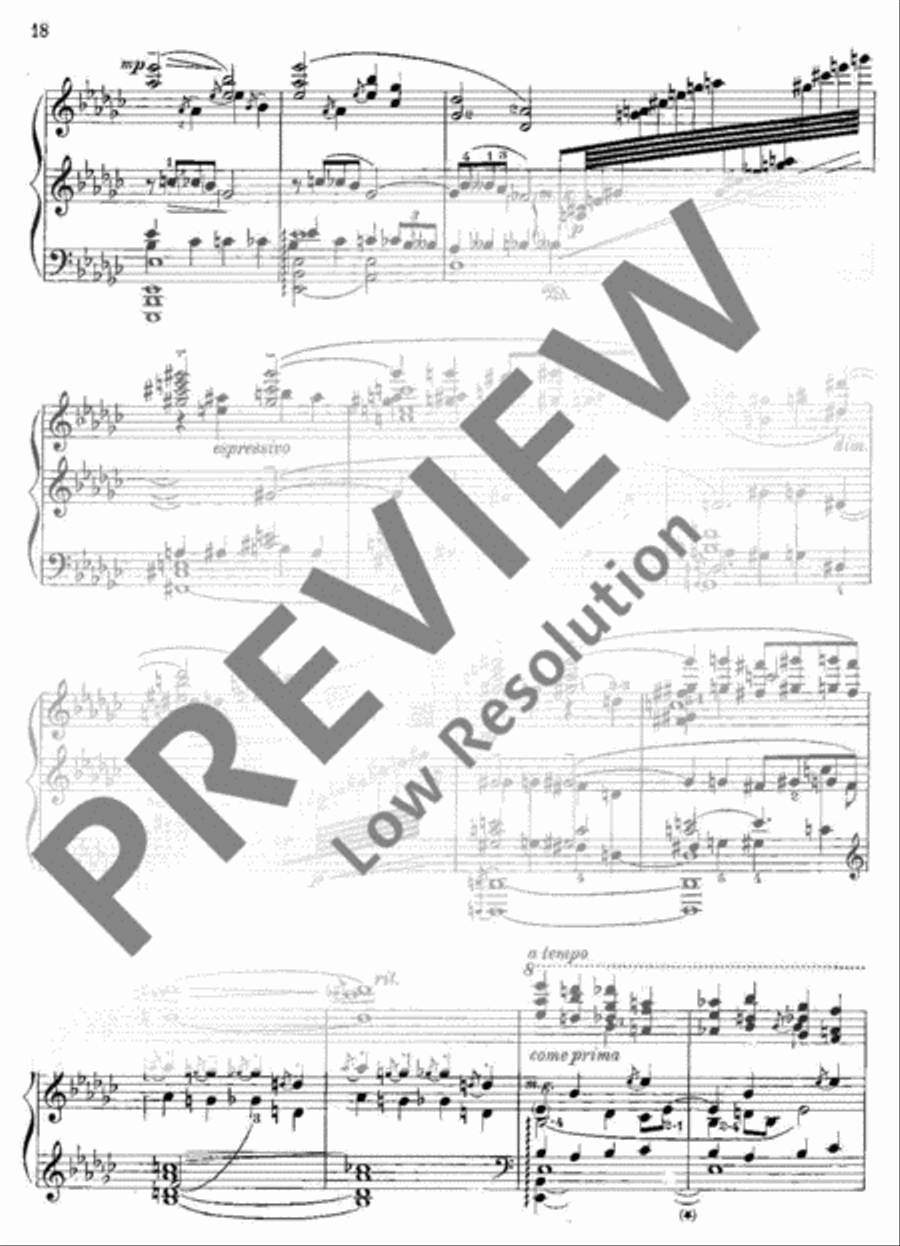 L'Oiseau de feu - The Firebird Piano Solo scores gallery preview page 19