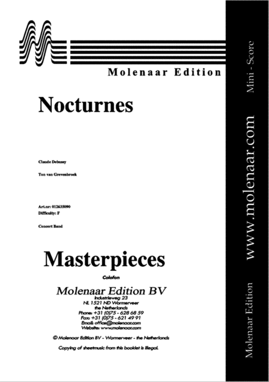 Nocturnes Concert Band scores gallery preview page 2