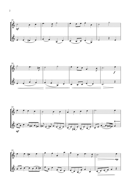 O Little Town of Bethlehem (for violin duet, suitable for grades 2-6) image number null