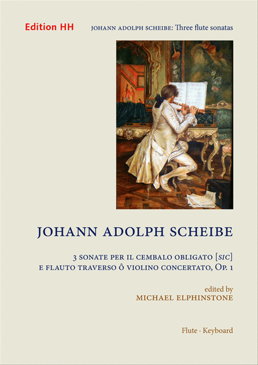 3 sonate Flute scores gallery preview page 1