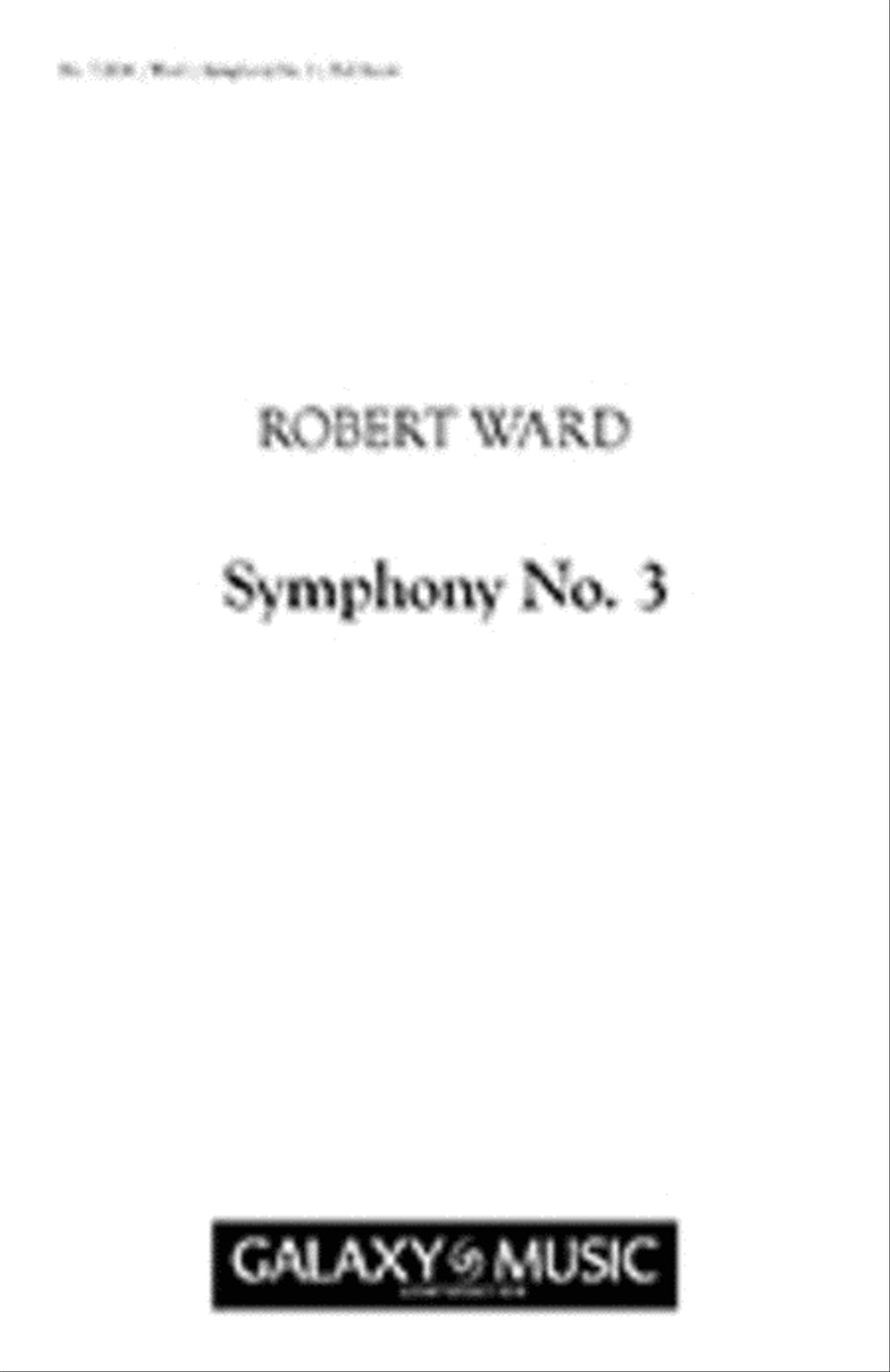 Symphony No. 3 Chamber Orchestra scores gallery preview page 1