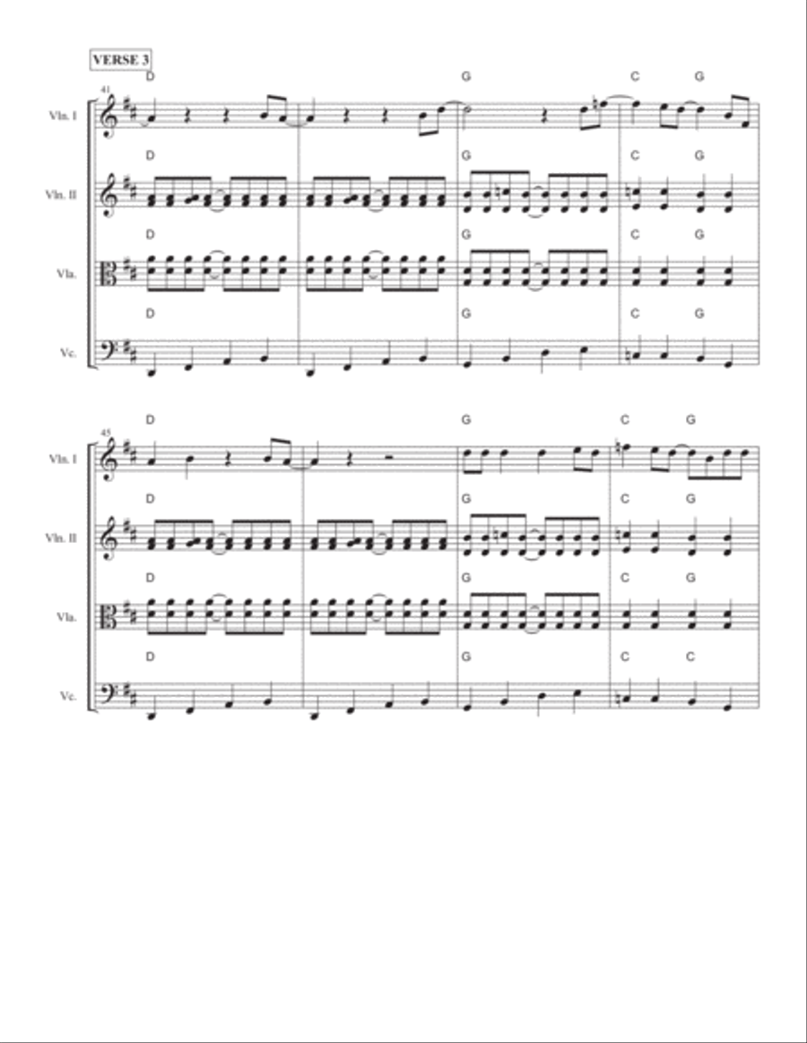 Crazy Little Thing Called Love String Trio scores gallery preview page 6