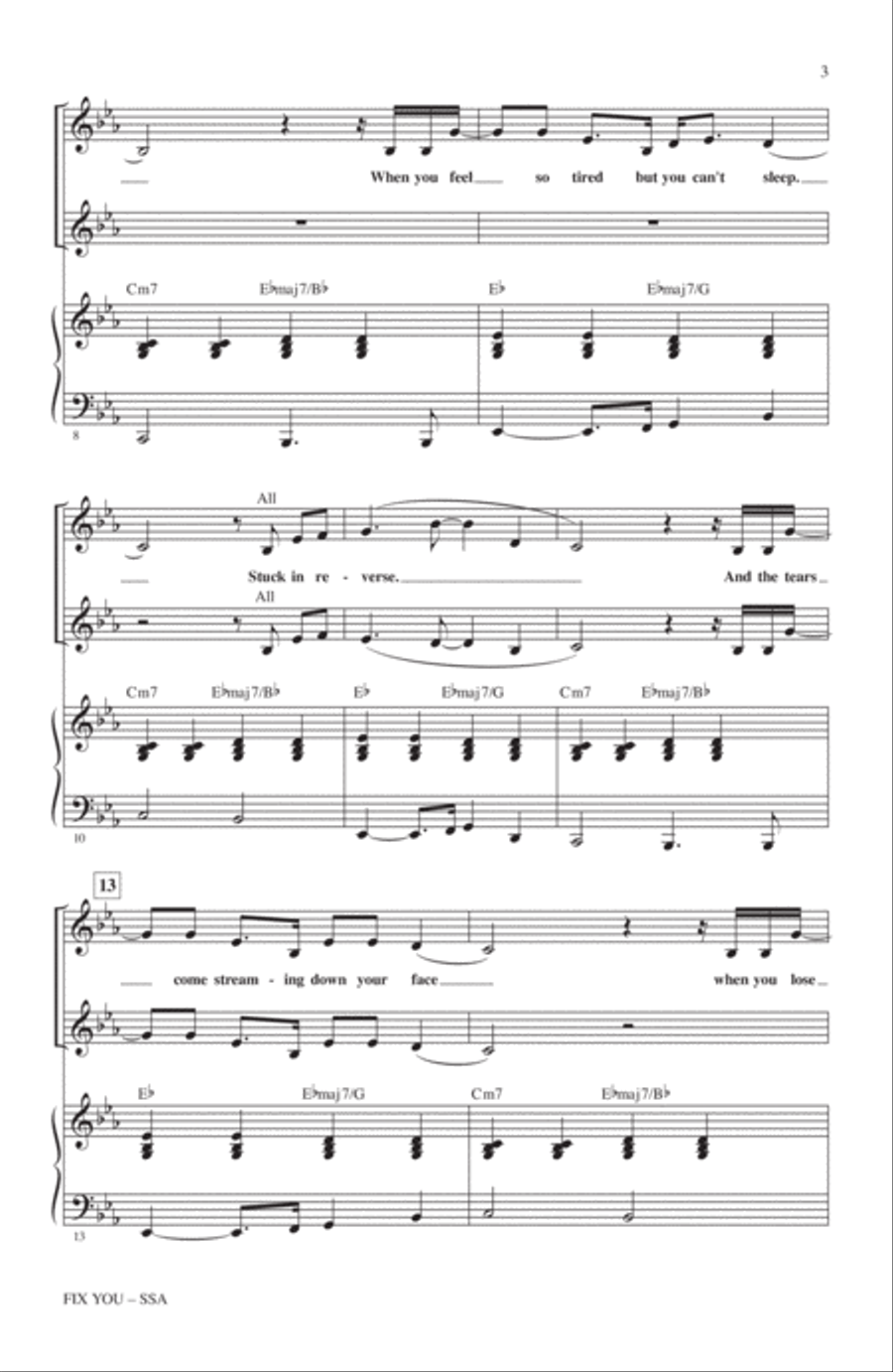 Fix You SSA scores gallery preview page 2