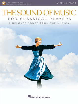Book cover for The Sound of Music for Classical Players – Violin and Piano