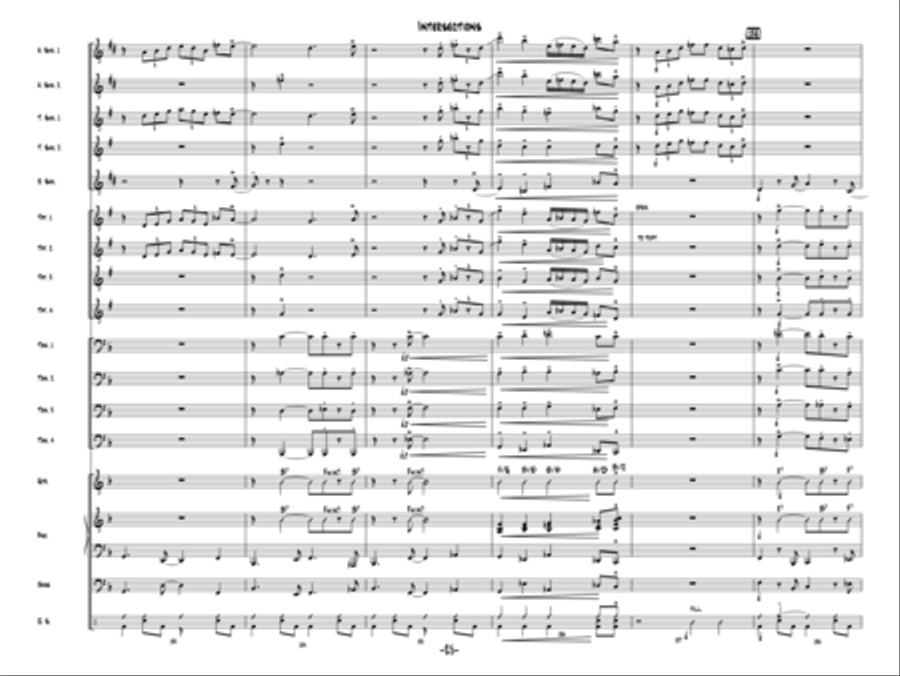 Intersections Jazz Ensemble scores gallery preview page 24