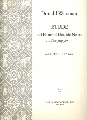 Etude No. 4: Phrased Double Notes (The Juggler)
