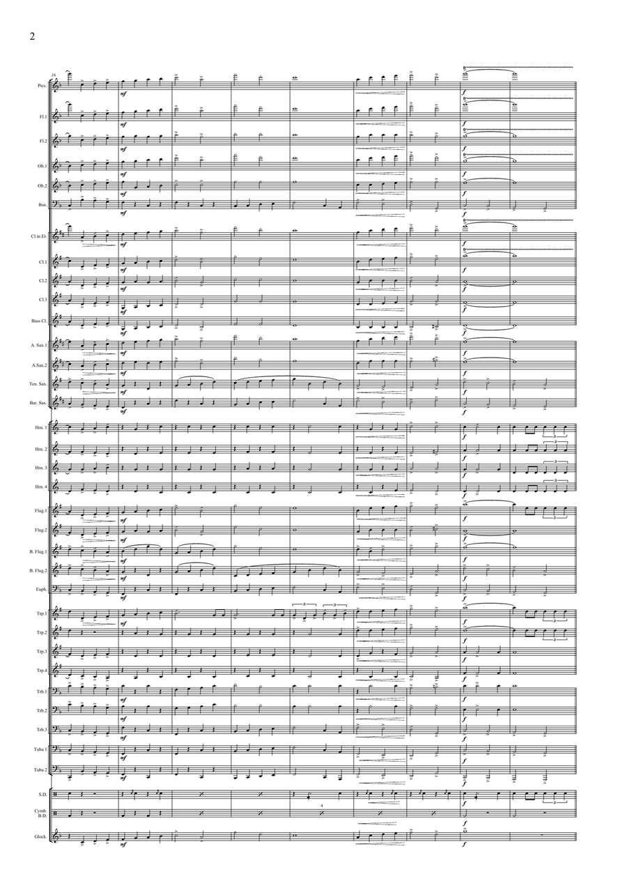 Kolozsvár March Concert Band scores gallery preview page 4