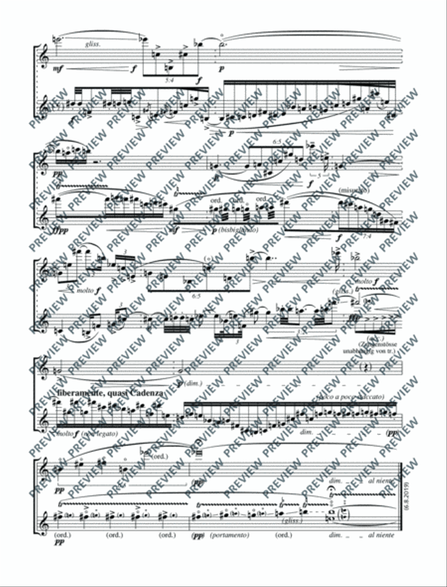 á deux á deux English Horn scores gallery preview page 8