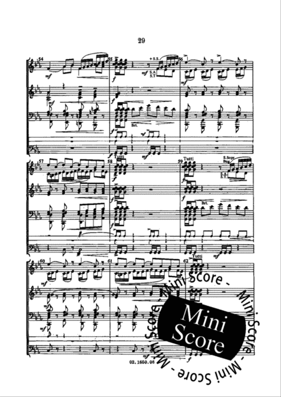 Concertsuite voor Fanfare Concert Band scores gallery preview page 33