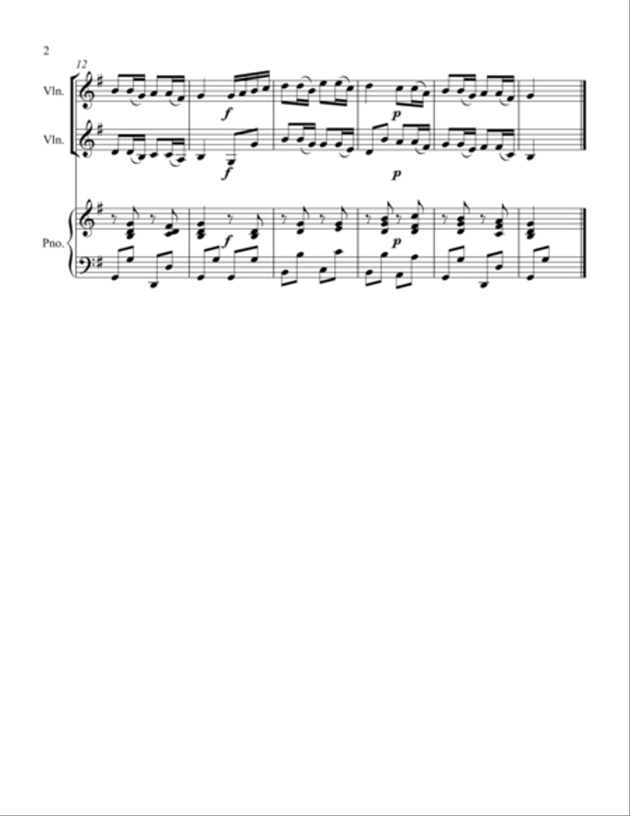Burlesq Burlesq Violin Solo scores gallery preview page 2