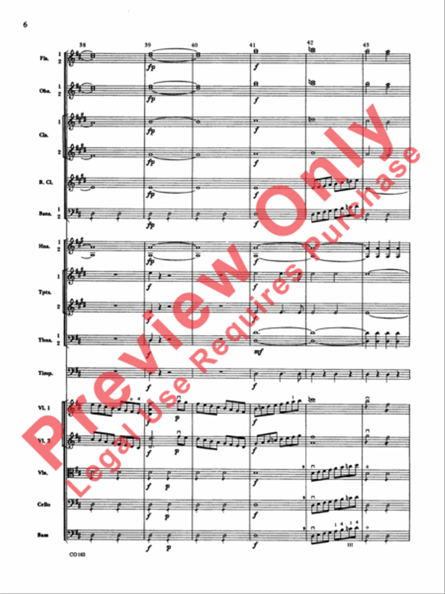 The Marriage of Figaro -- Overture Full Orchestra scores gallery preview page 9