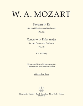 Piano Concerto, No. 10 E flat major, KV 365 (316a)