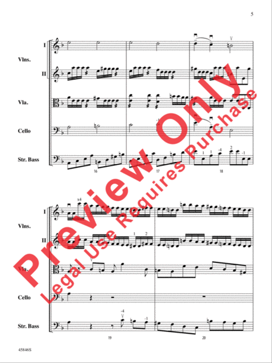Dies Irae String Orchestra scores gallery preview page 5