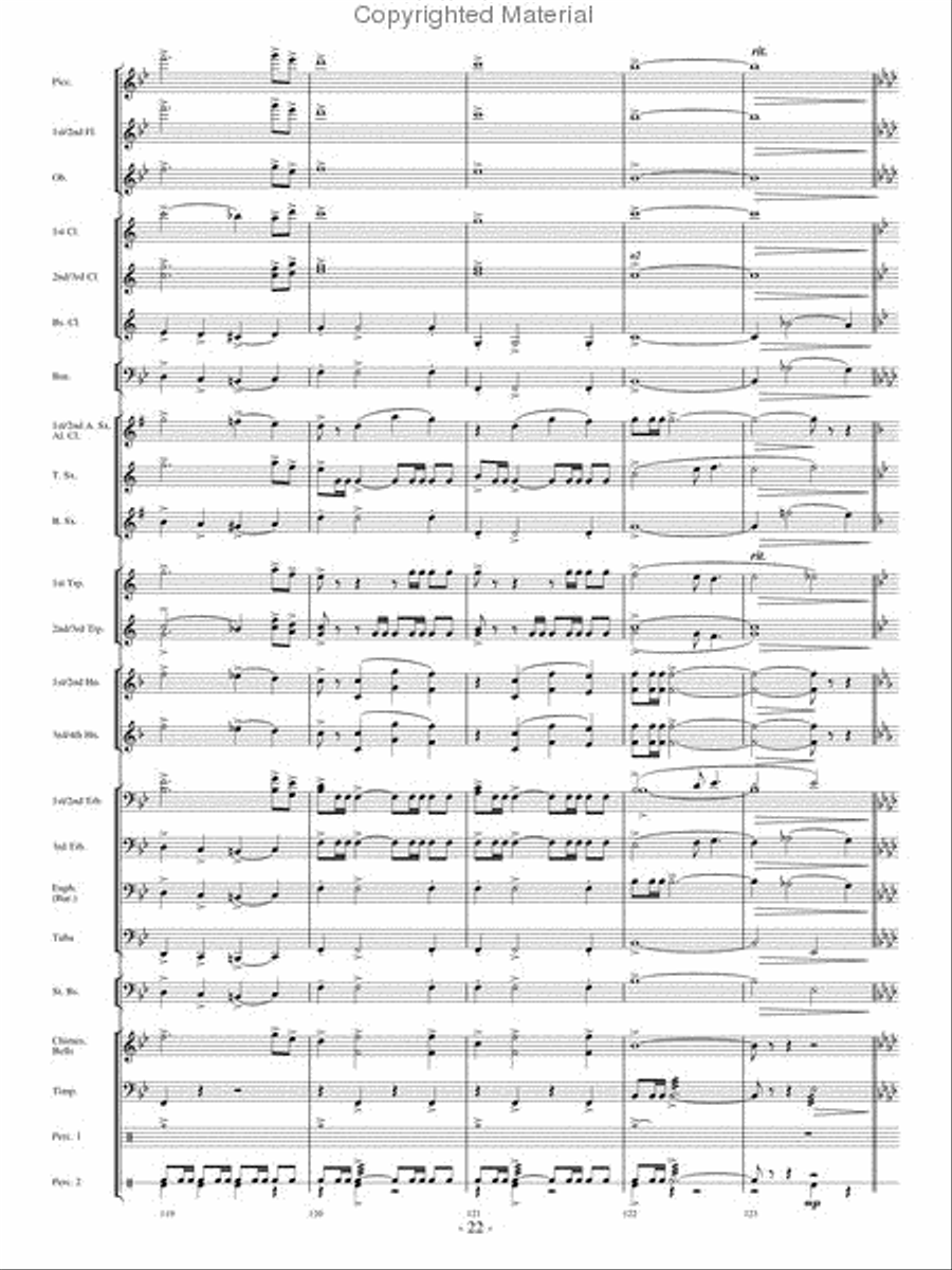 Broad Stripes and Bright Stars Concert Band scores gallery preview page 21