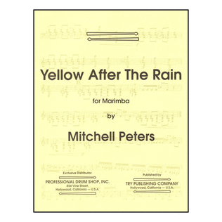 Book cover for Yellow After The Rain