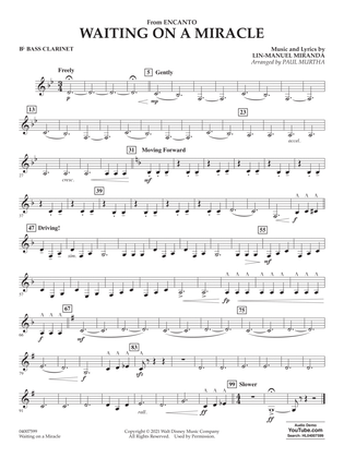 Book cover for Waiting On A Miracle (from Encanto) (arr. Paul Murtha) - Bb Bass Clarinet