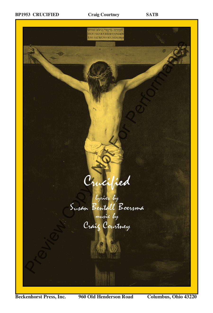Crucified 4-Part scores gallery preview page 2