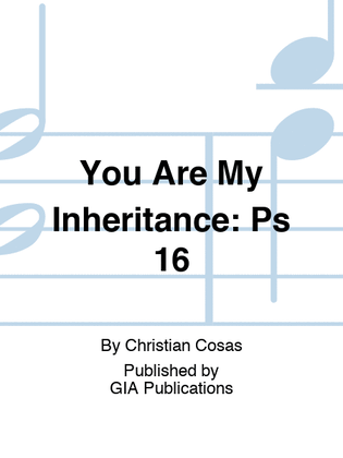 Book cover for You Are My Inheritance