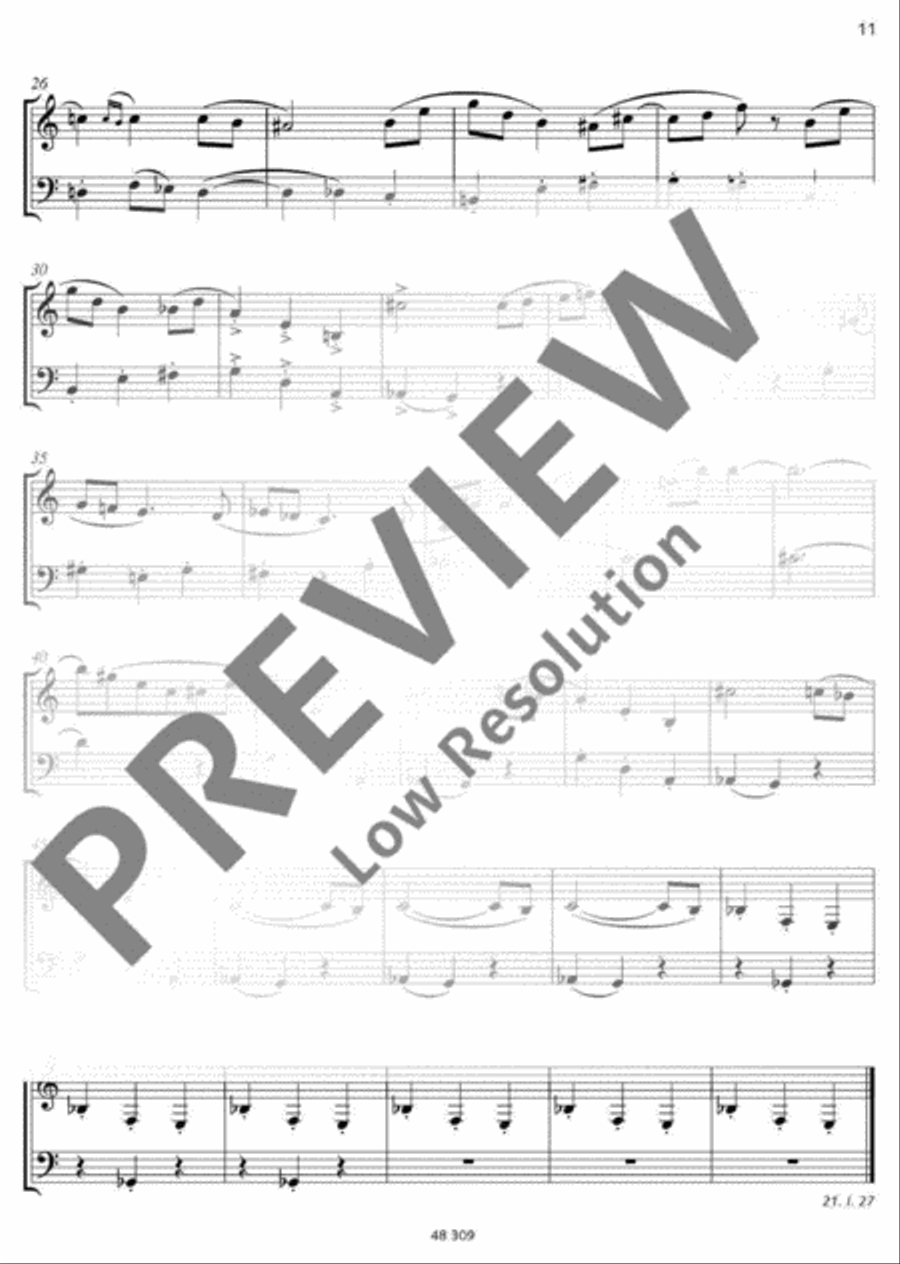 Musikalisches Blumengärtlein und Leyptziger Allerley Clarinet scores gallery preview page 12