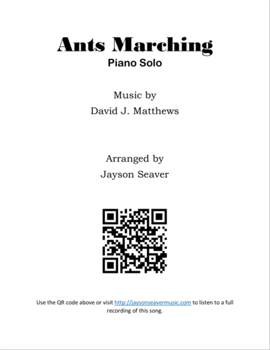 Ants Marching Piano Solo scores gallery preview page 1