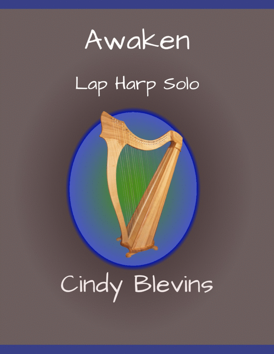 Awaken, original solo for Lap Harp Lap Harp scores gallery preview page 1