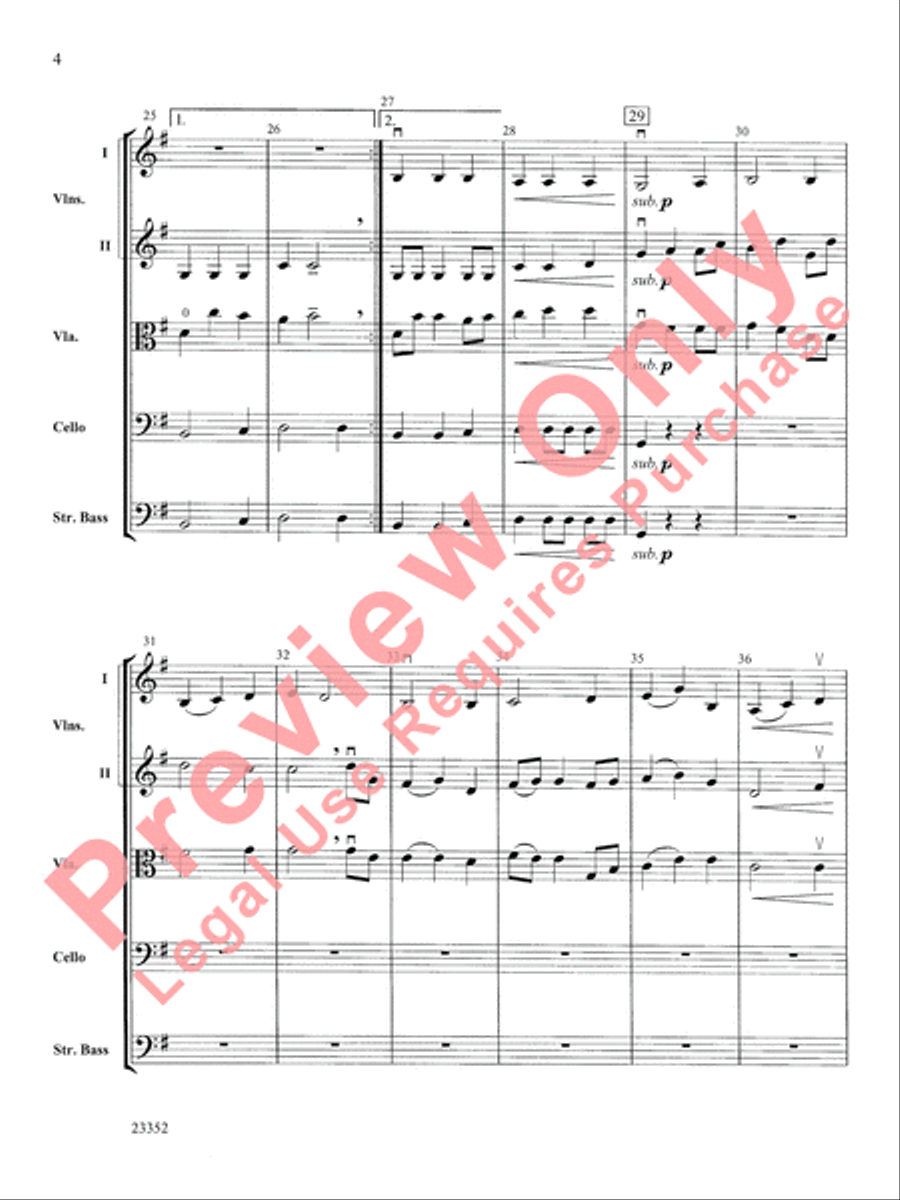 A Postcard from Tuscany String Orchestra scores gallery preview page 5