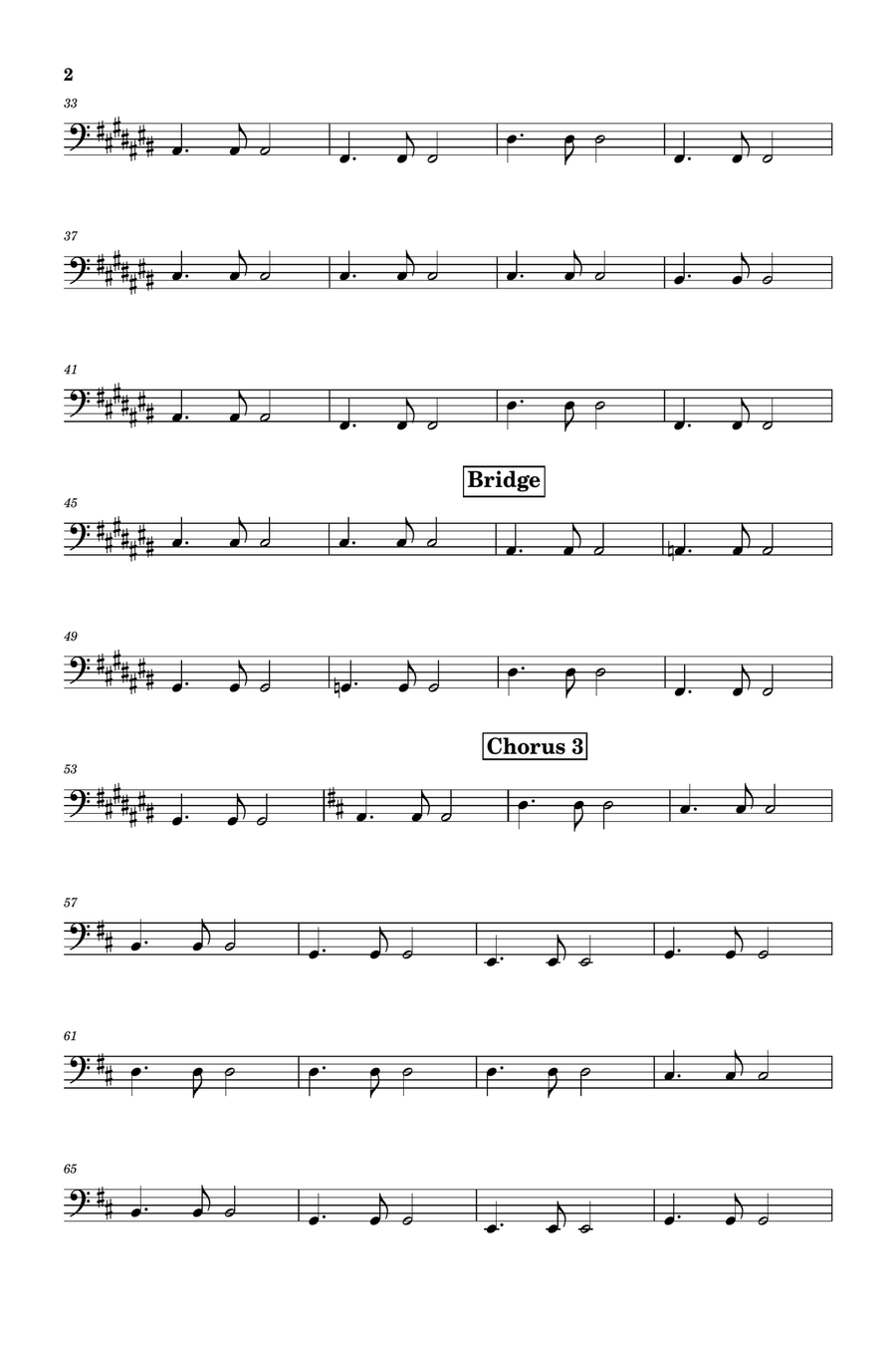 I Promise Bass Guitar scores gallery preview page 2