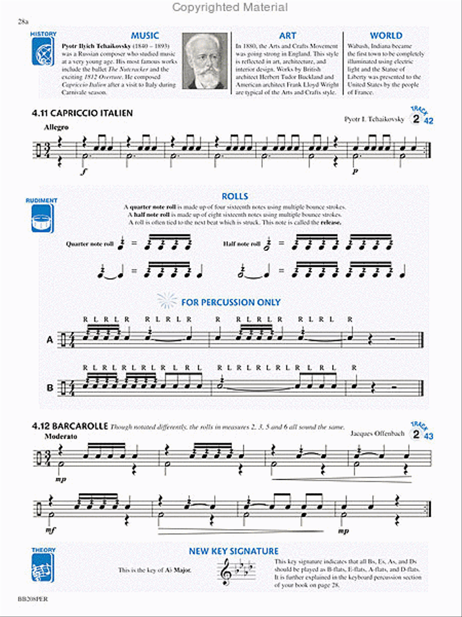 Measures of Success Percussion Book 1 Concert Band Methods scores gallery preview page 3