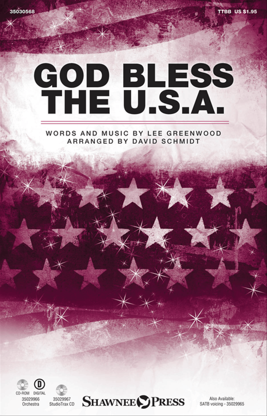 God Bless the U.S.A. TTBB scores gallery preview page 1
