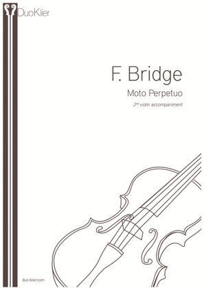 Bridge - Moto Perpetuo, 2nd violin accompaniment