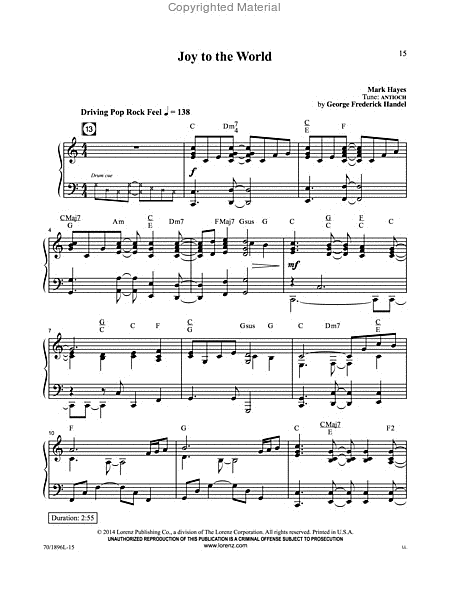 Mark Hayes: Piano and Rhythm Christmas