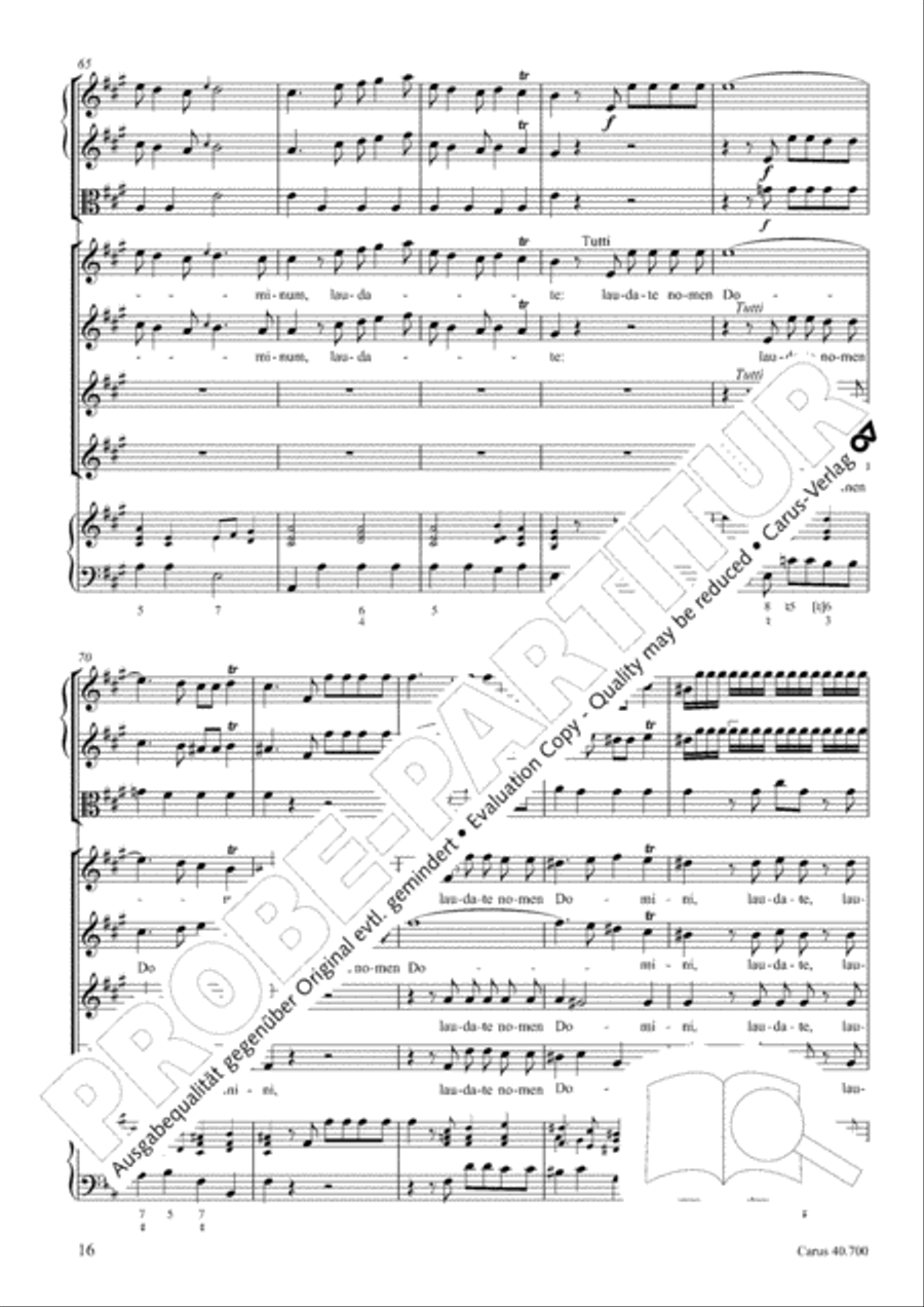 Laudate pueri Laudate pueri SSAA scores gallery preview page 17