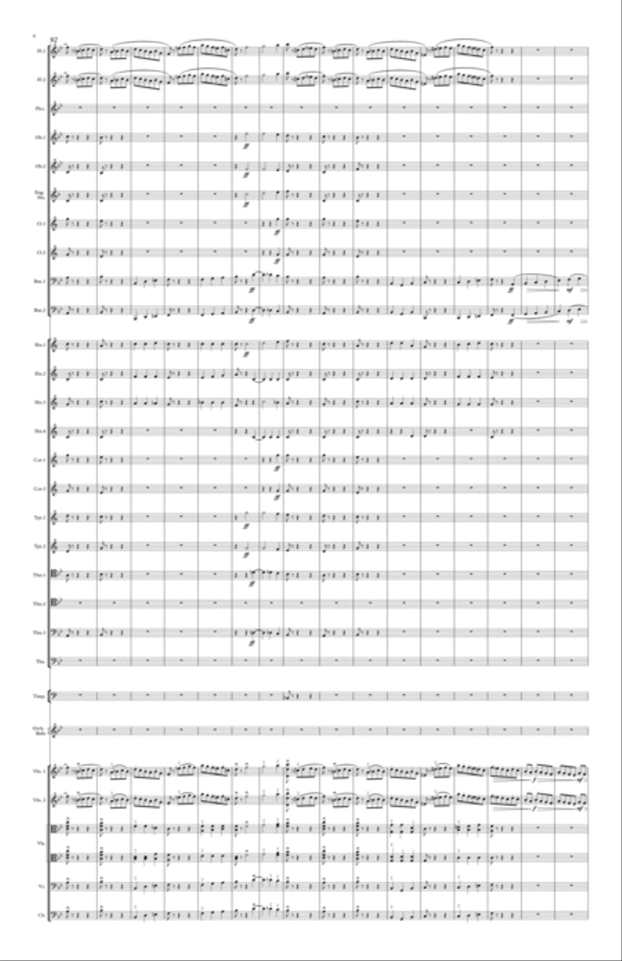 Sleeping Beauty Waltz for orchestra Full Orchestra scores gallery preview page 6