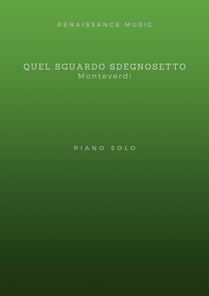 Quel Sguardo Sdegnosetto (Piano version)