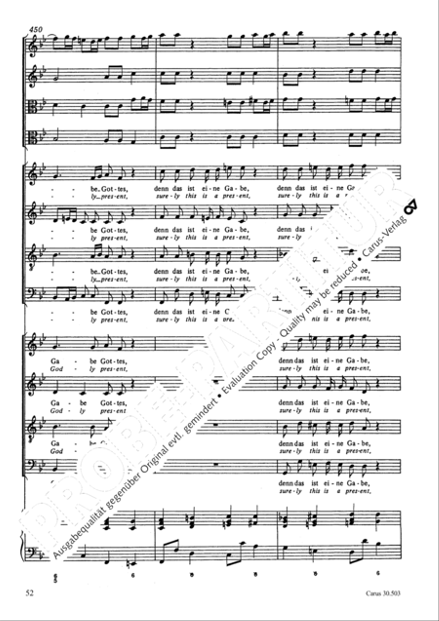 My beloved, you are fair (Meine Freundin, du bist schon) 4-Part scores gallery preview page 55