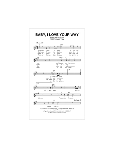 Baby, I Love Your Way
