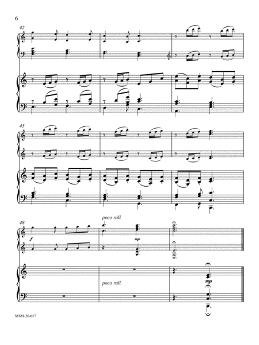 Three Advent Pieces for Harp and Organ Harp scores gallery preview page 6